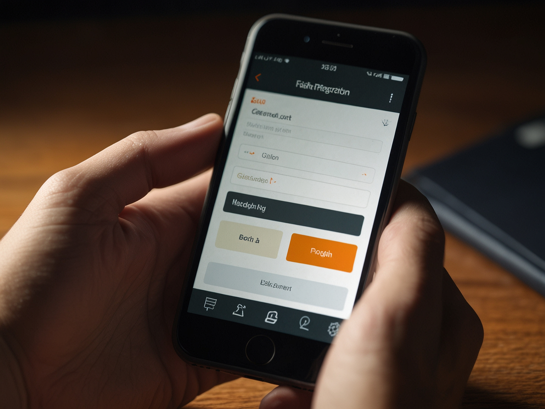 Personne se connectant à Bet 261 sur mobile