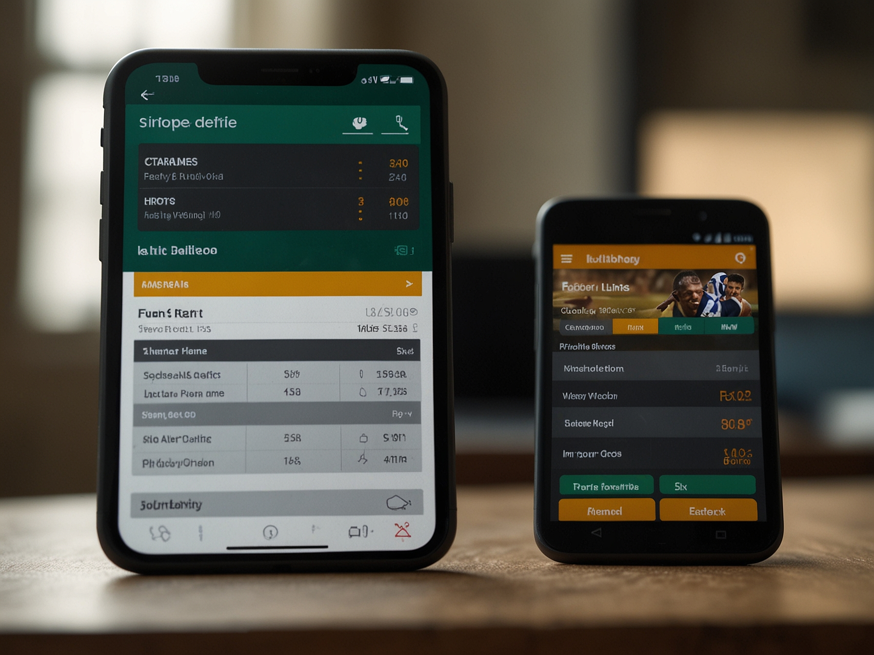 Interface Bet 261 sur mobile et desktop